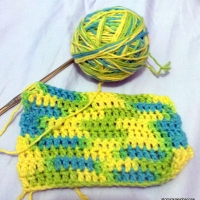 Out of the blue crocheting today !